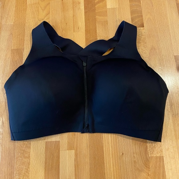 Enlite Front-Zip Sports Bra 38DD Black LULULEMON - Picture 5 of 9